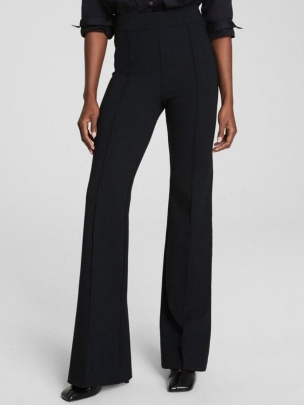 Spanx PerfectFit Ponte Flare Pant High Rise Black Extra Large
